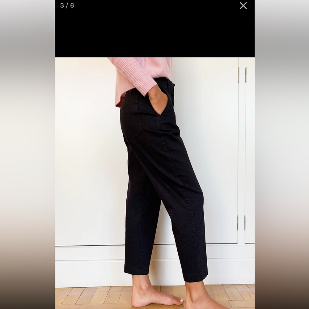 Aritzia Babaton Andro High rise pant in BLACK colour/Size 6